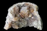 Quartz Crystal Geode Section - Morocco #136928-1